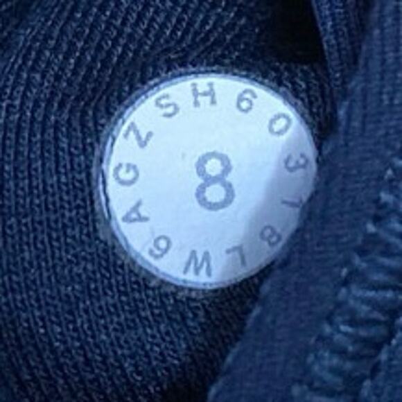 Lululemon Blue Mid Rise Skinny Activewear Athletic Yoga Crop Leggings Pants Sz 8 - Picture 5 of 5